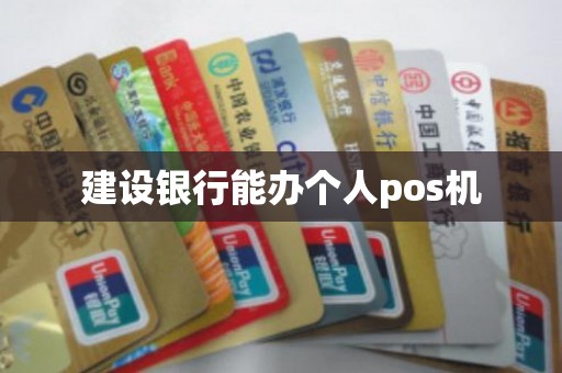 建设银行能办个人pos机