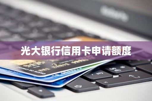 光大银行信用卡申请额度