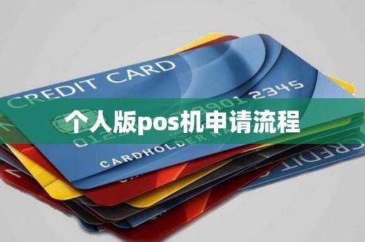 个人版pos机申请流程