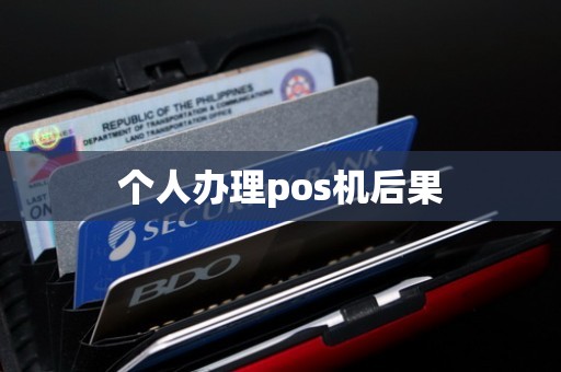 个人办理pos机后果