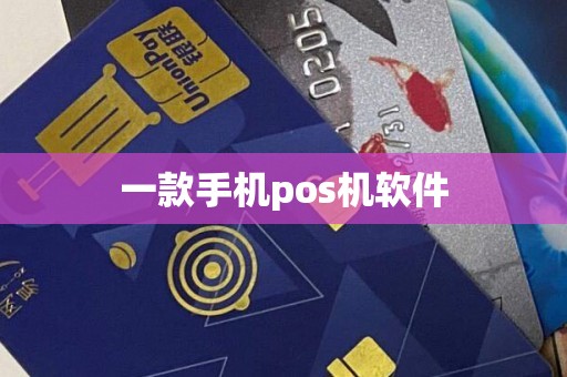 一款手机pos机软件