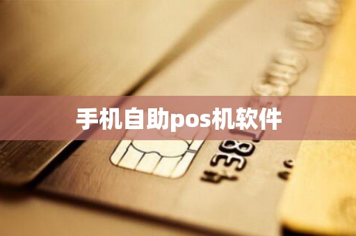 手机自助pos机软件
