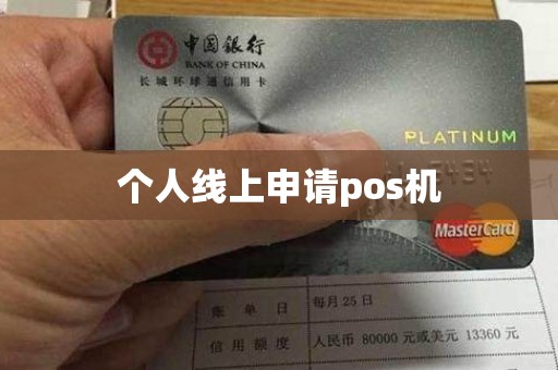 个人线上申请pos机