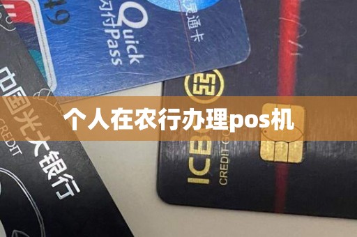 个人在农行办理pos机