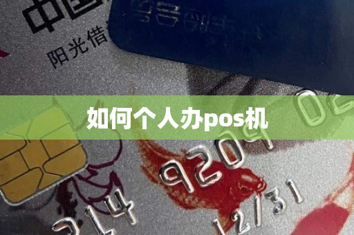 如何个人办pos机