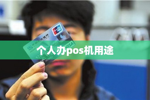 个人办pos机用途