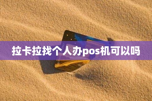 拉卡拉找个人办pos机可以吗