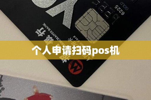 个人申请扫码pos机