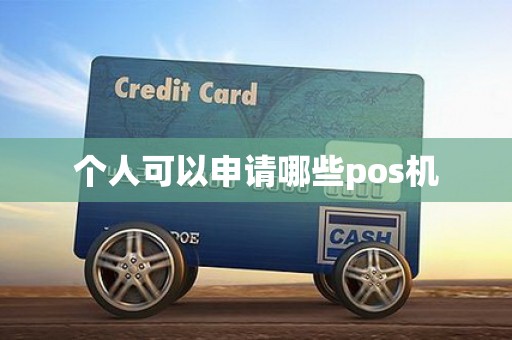 个人可以申请哪些pos机