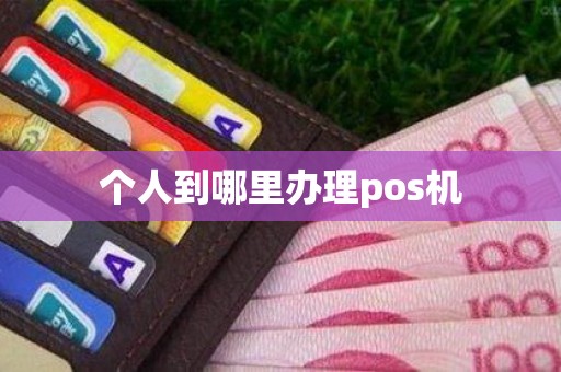 个人到哪里办理pos机