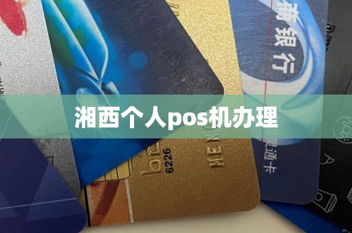 湘西个人pos机办理