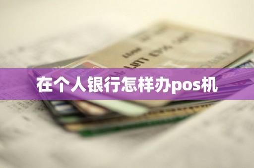 在个人银行怎样办pos机