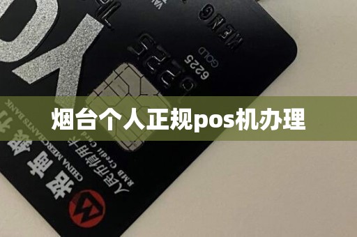 烟台个人正规pos机办理