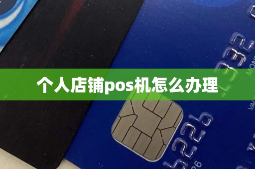 个人店铺pos机怎么办理