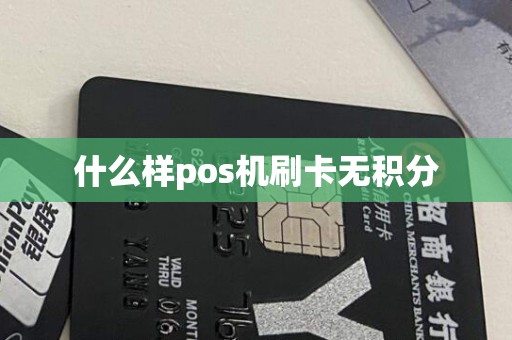 什么样pos机刷卡无积分