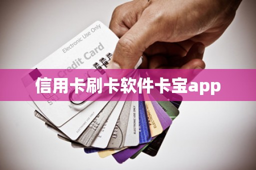 信用卡刷卡软件卡宝app