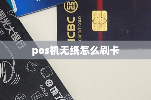pos机无纸怎么刷卡