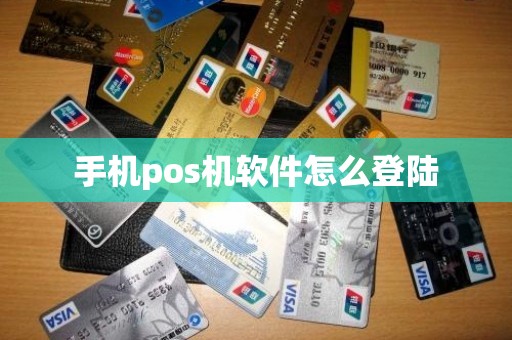 手机pos机软件怎么登陆