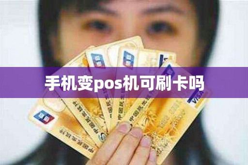 手机变pos机可刷卡吗