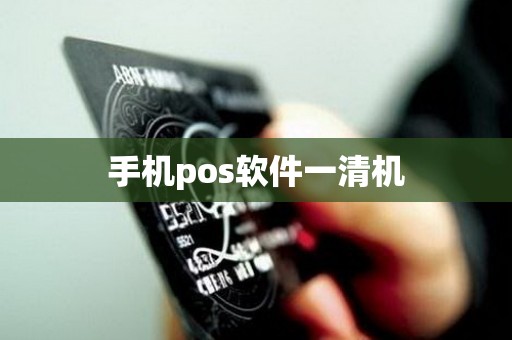 手机pos软件一清机