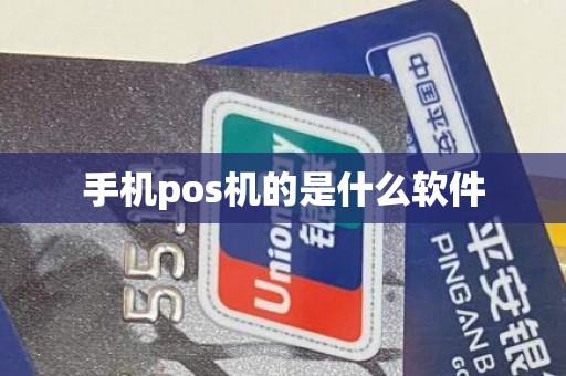手机pos机的是什么软件
