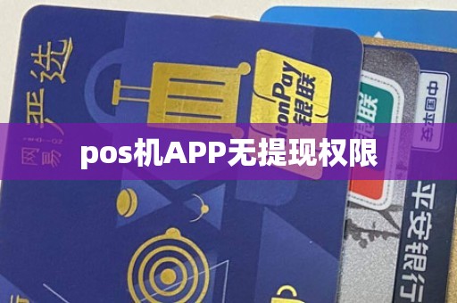 pos机APP无提现权限