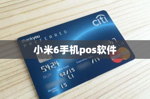 小米6手机pos软件