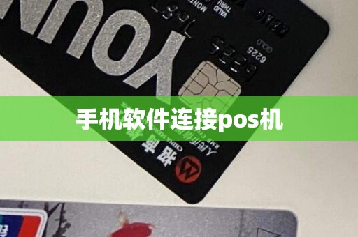手机软件连接pos机