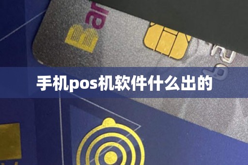 手机pos机软件什么出的