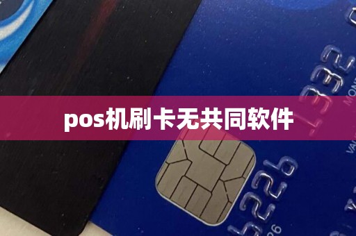 pos机刷卡无共同软件