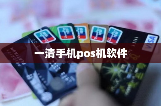 一清手机pos机软件