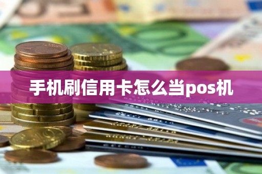 手机刷信用卡怎么当pos机