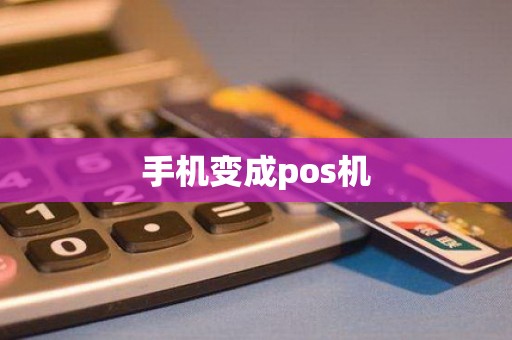 手机变成pos机