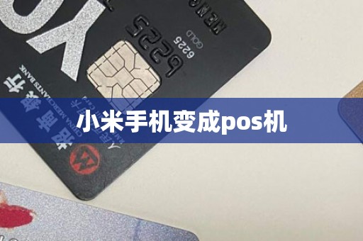 小米手机变成pos机