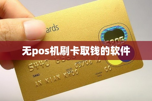 无pos机刷卡取钱的软件
