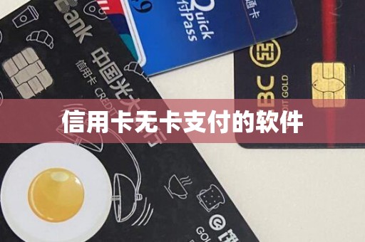 信用卡无卡支付的软件