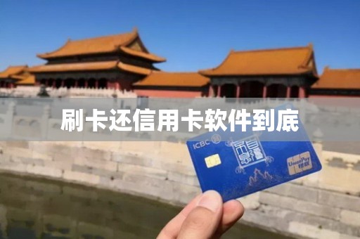 刷卡还信用卡软件到底