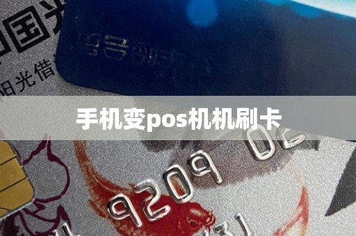 手机变pos机机刷卡