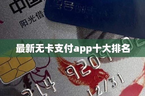 最新无卡支付app十大排名