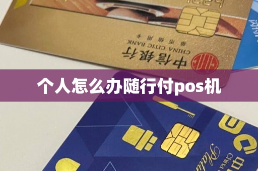 个人怎么办随行付pos机