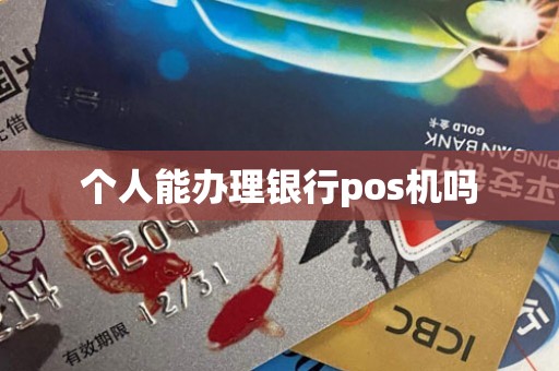 个人能办理银行pos机吗