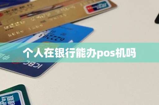 个人在银行能办pos机吗