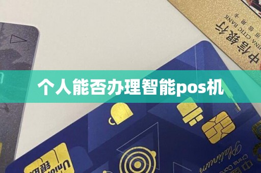 个人能否办理智能pos机