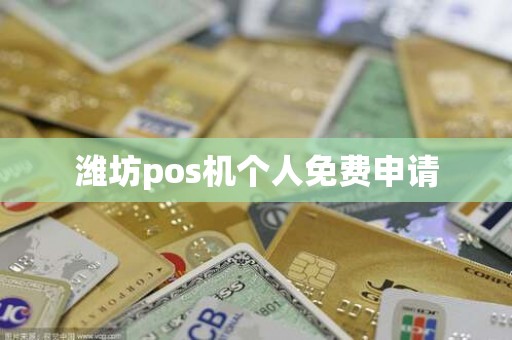 潍坊pos机个人免费申请