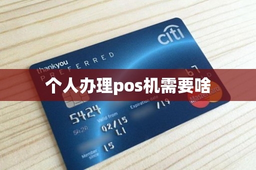 个人办理pos机需要啥
