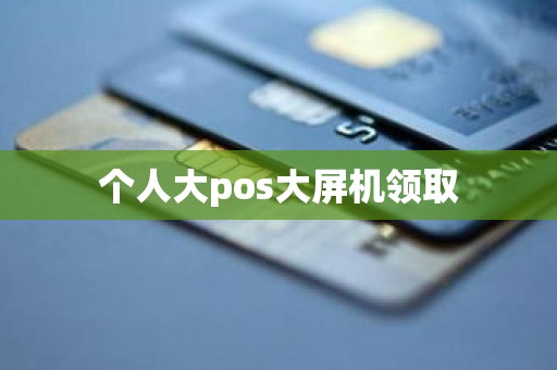 个人大pos大屏机领取