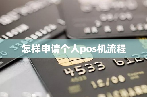 怎样申请个人pos机流程
