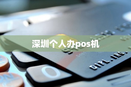深圳个人办pos机
