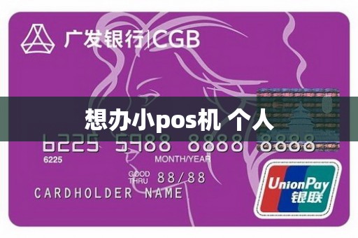 想办小pos机 个人