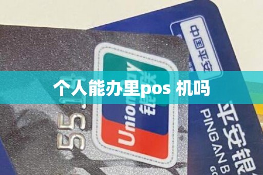 个人能办里pos 机吗